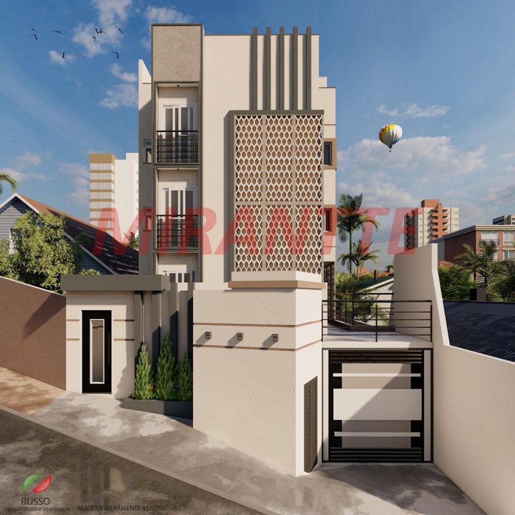 Apartamento de 38m² com 2 quartos em Santana