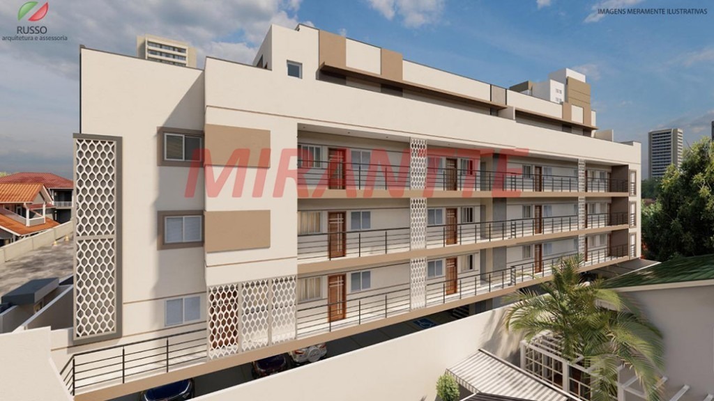 Apartamento de 44m² com 2 quartos em Santana