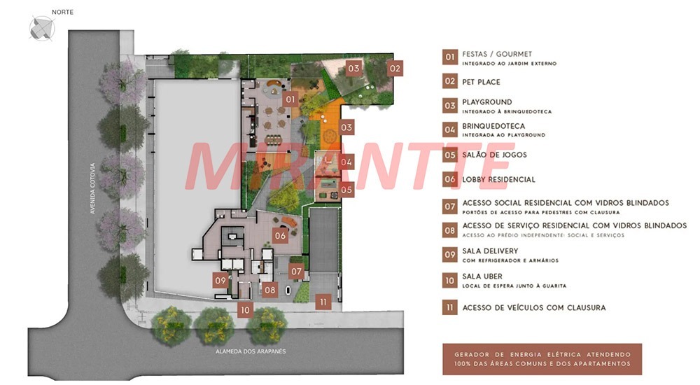Apartamento de 121.79m² com 3 quartos em Moema