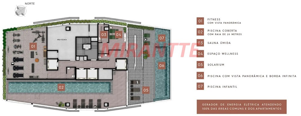 Apartamento de 121.79m² com 3 quartos em Moema