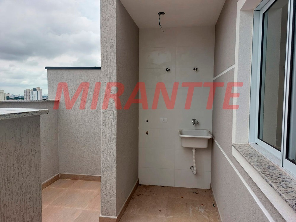 Apartamento de 42.8m² com 2 quartos em Vila Mazzei