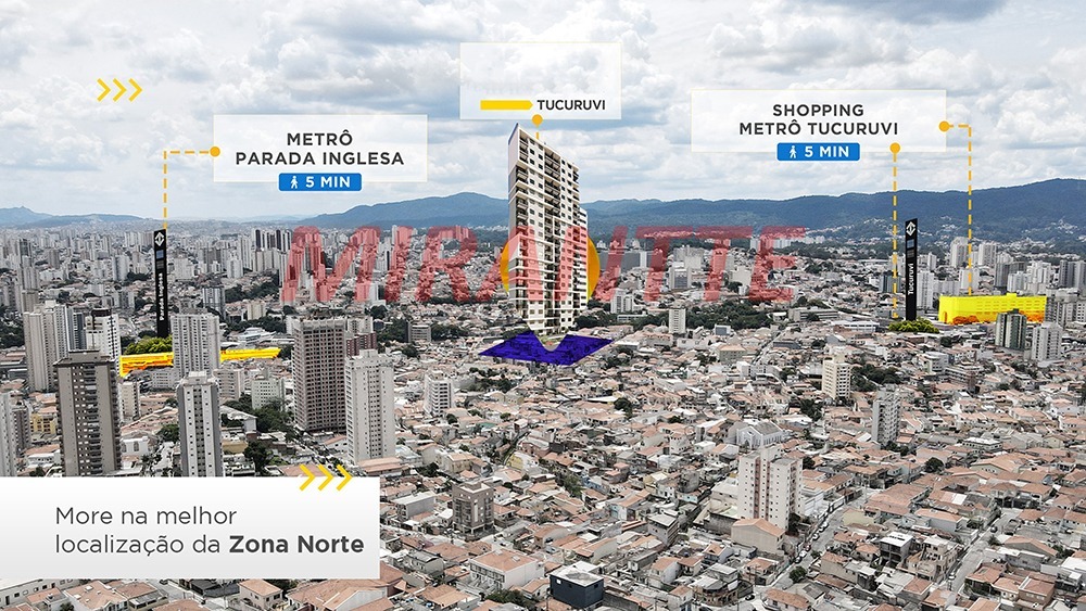 Apartamento de 30m² com 1 quartos em Tucuruvi