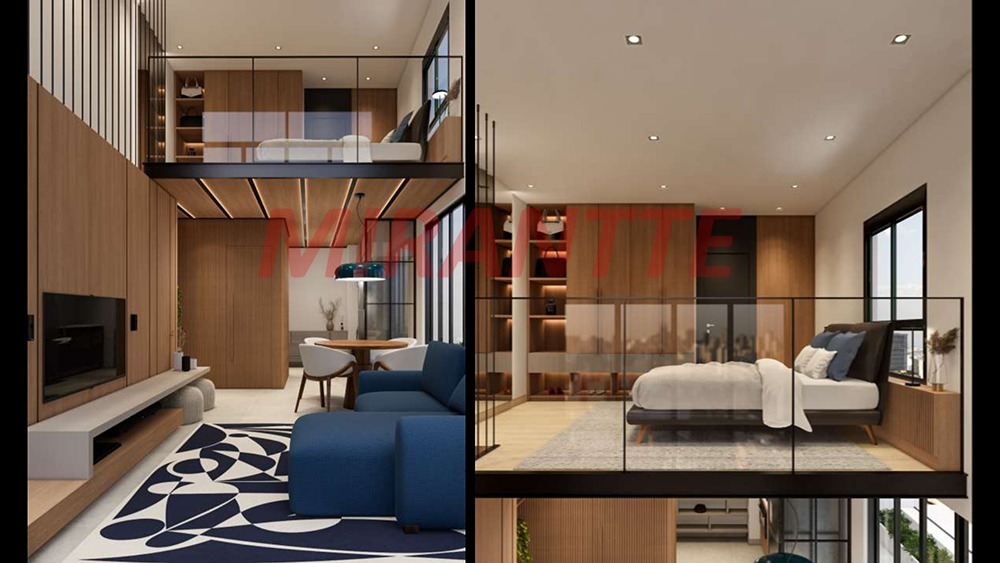 Apartamento de 29.3m² com 1 quartos em Vila Mazzei