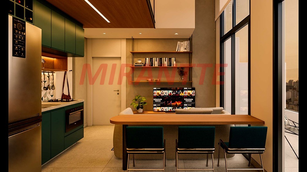 Apartamento de 29.3m² com 1 quartos em Vila Mazzei