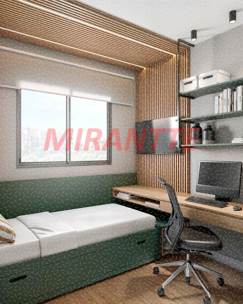 Apartamento de 35.85m² com 2 quartos em Jaçana
