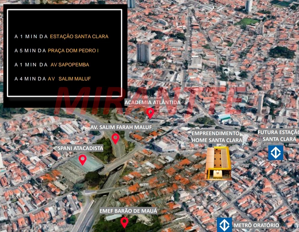 Studio de 35m² com 2 quartos em Vila Celeste