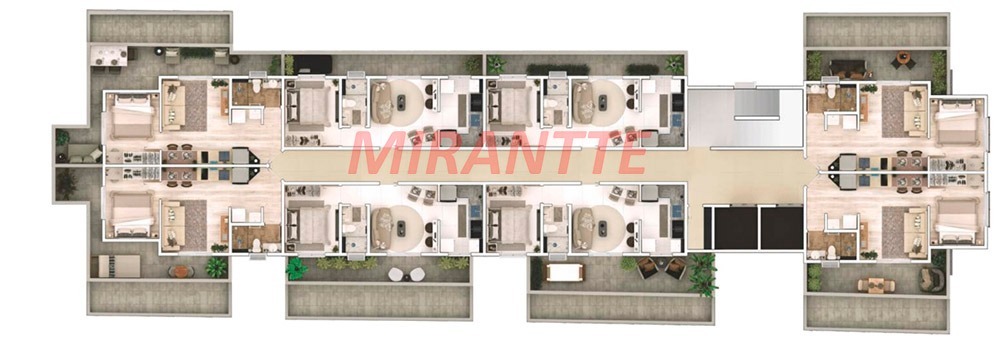 Apartamento de 27.57m² com 1 quartos em Parada Inglesa