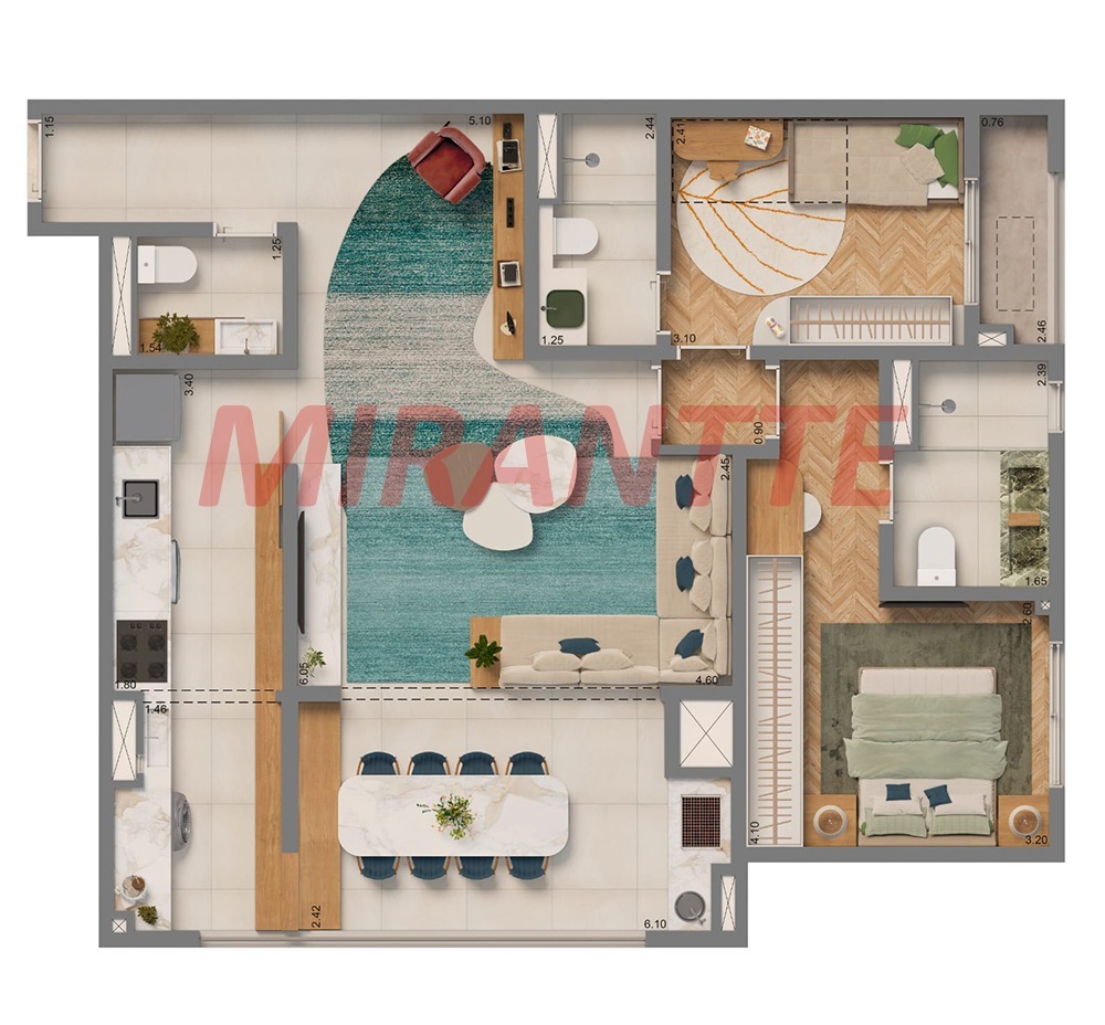 Apartamento de 87m² com 3 quartos em Tucuruvi
