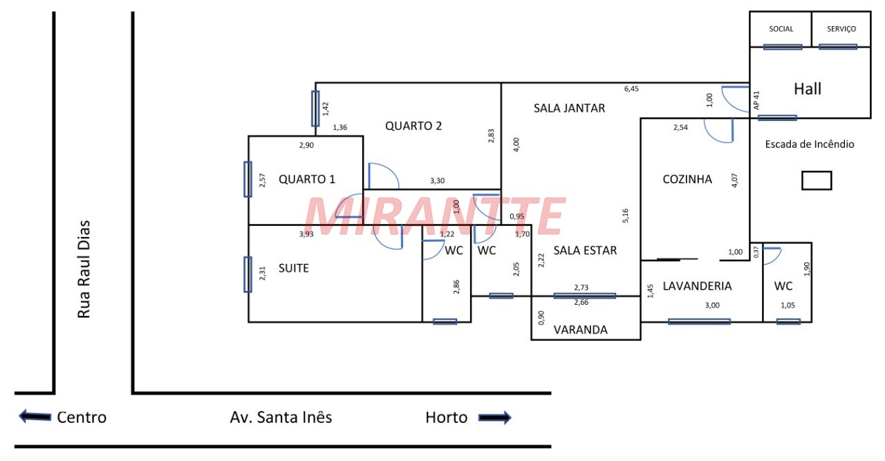 Apartamento de 98m² com 3 quartos em Mandaqui