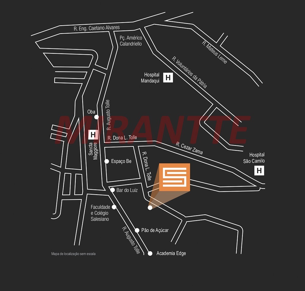 Apartamento de 38m² com 1 quartos em Santana