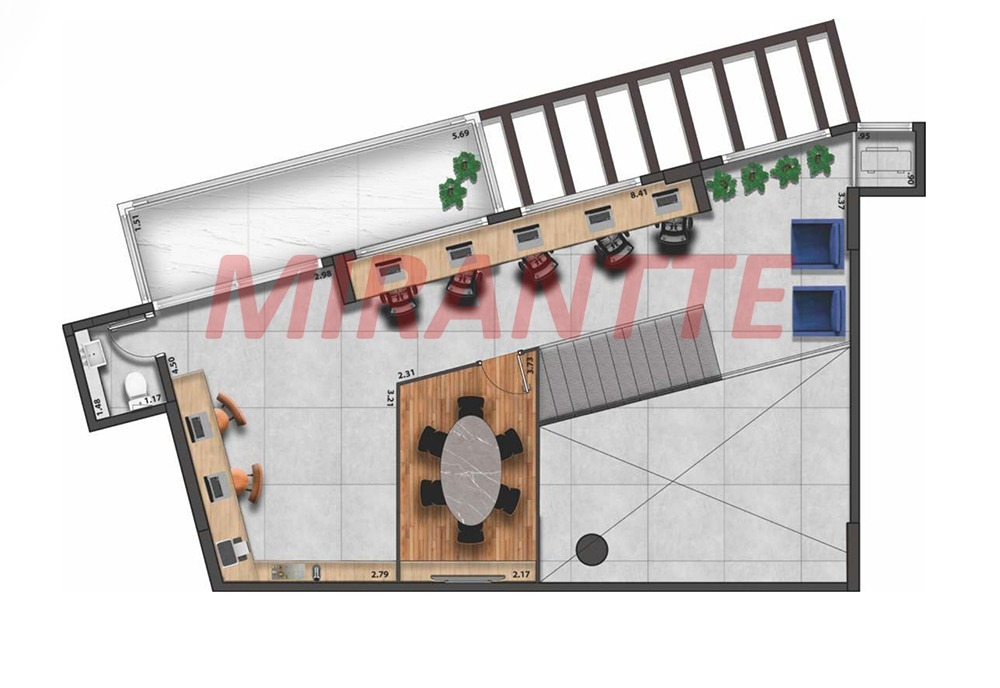 Apartamento de 38m² com 1 quartos em Santana