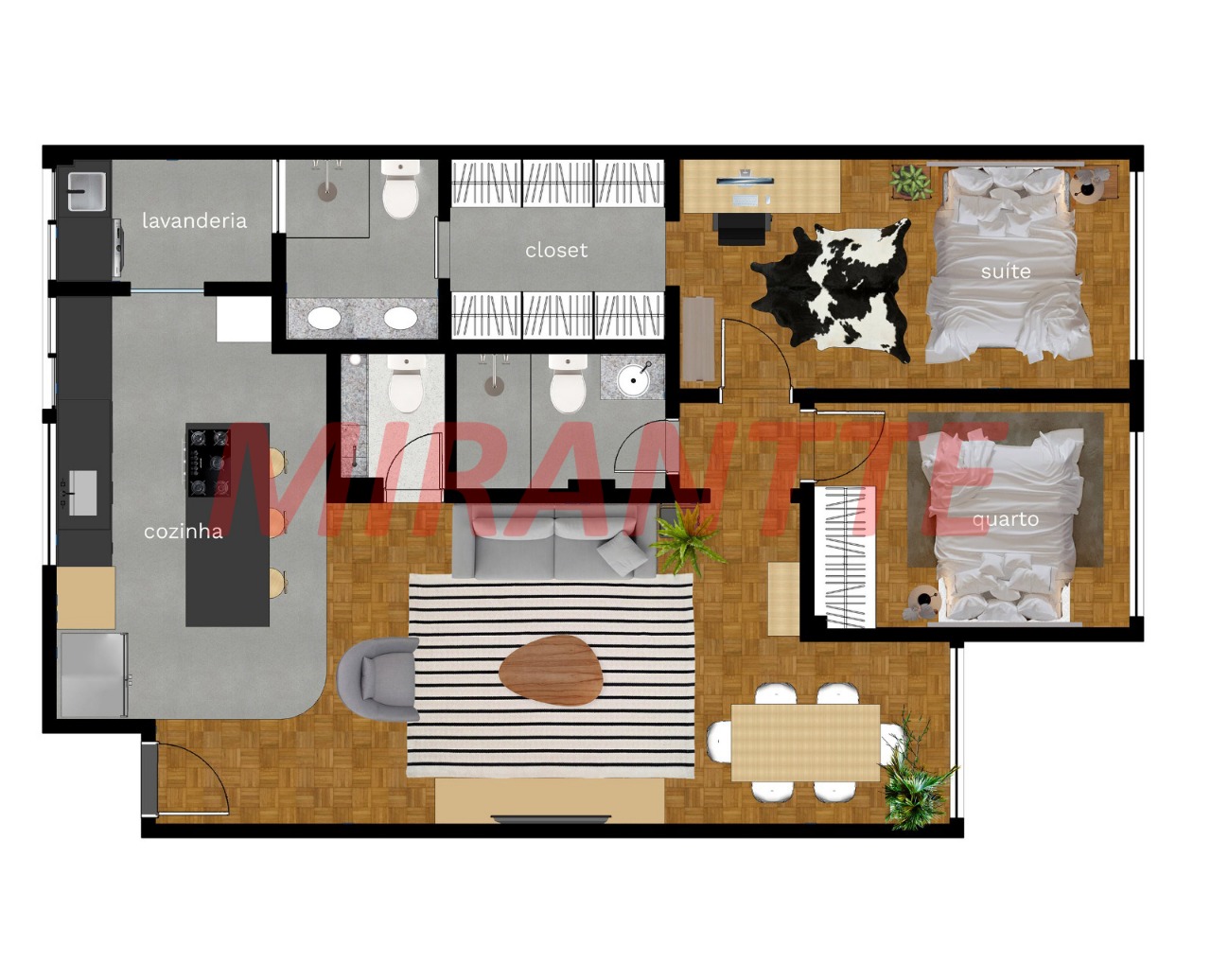 Apartamento de 85m² com 2 quartos em Vila Mariana