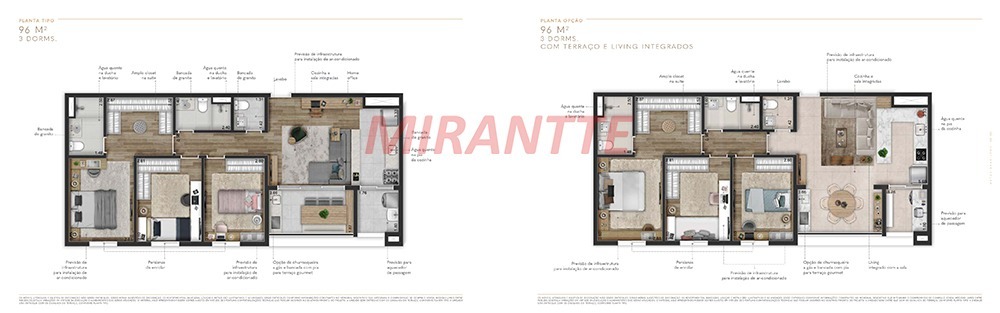 Apartamento de 257m² com 3 quartos em Santana