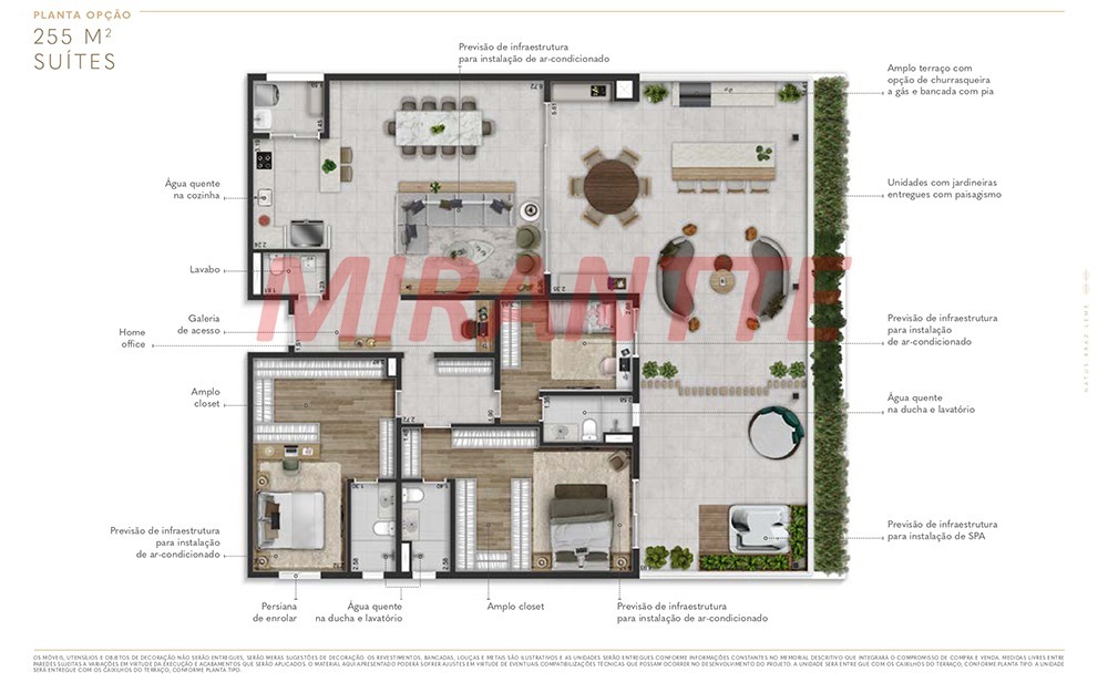 Apartamento de 257m² com 3 quartos em Santana