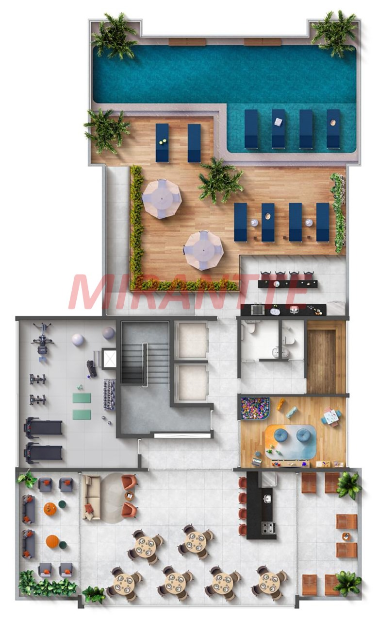 Apartamento de 46.87m² com 2 quartos em Jardim São Paulo(Zona Norte)