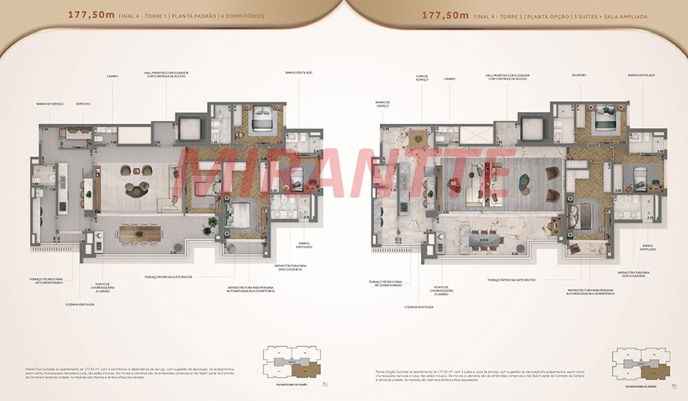 Apartamento de 177m² com 4 quartos em Vila Mariana
