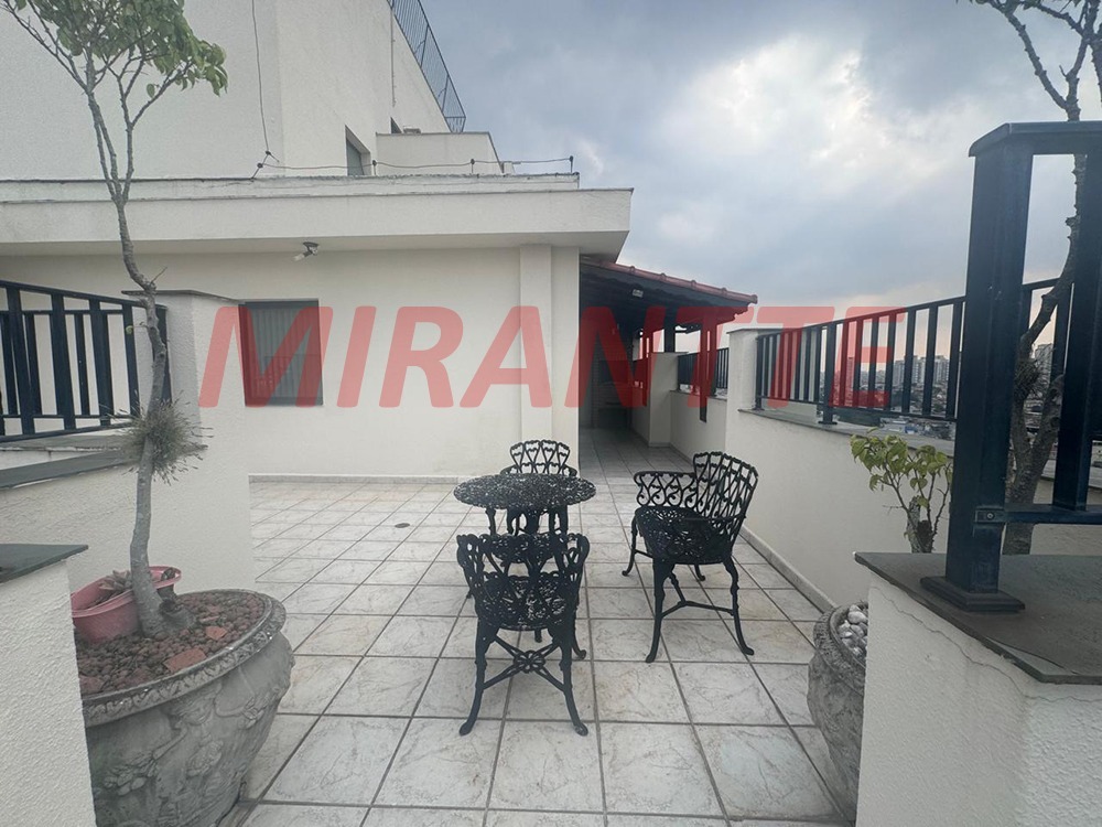 Cobertura de 188m² com 3 quartos em Mandaqui