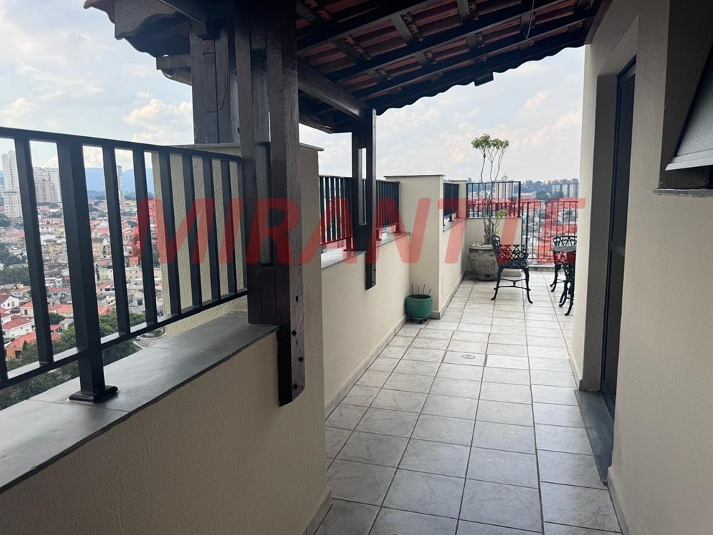 Cobertura de 188m² com 3 quartos em Mandaqui