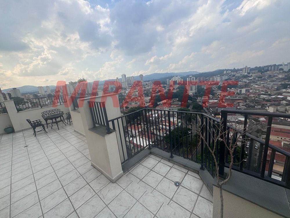 Cobertura de 188m² com 3 quartos em Mandaqui