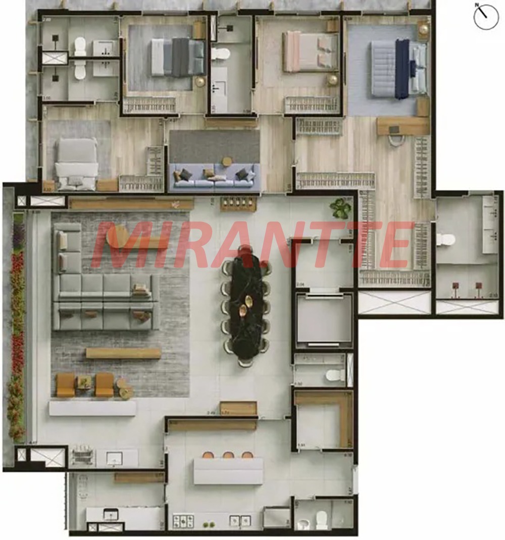 Apartamento de 237m² com 4 quartos em Vila Nova Conceição