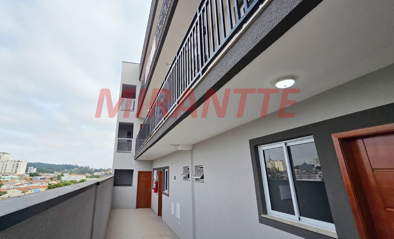 Apartamento de 40.4m² com 2 quartos em Vila Mazzei