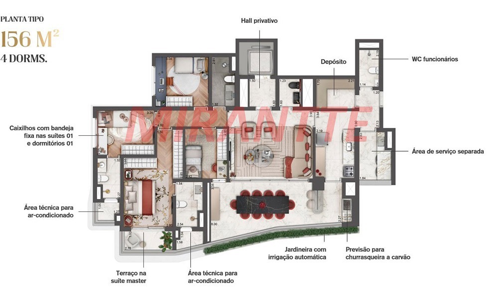 Apartamento de 258m² com 4 quartos em Vila Mariana