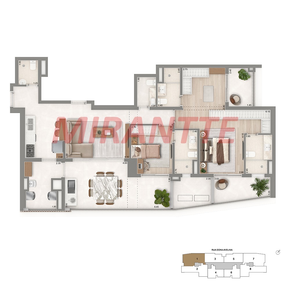 Apartamento de 76m² com 2 quartos em Vila Mariana
