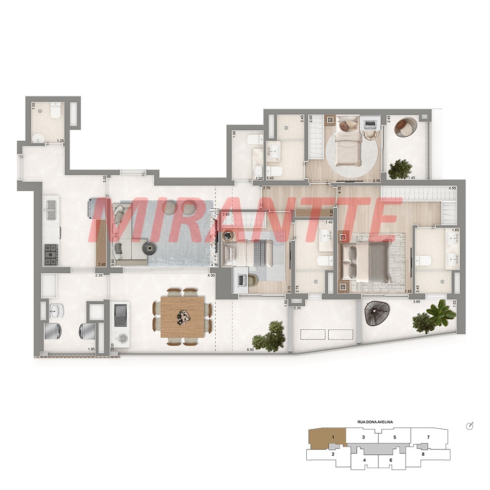 Apartamento de 76m² com 2 quartos em Vila Mariana