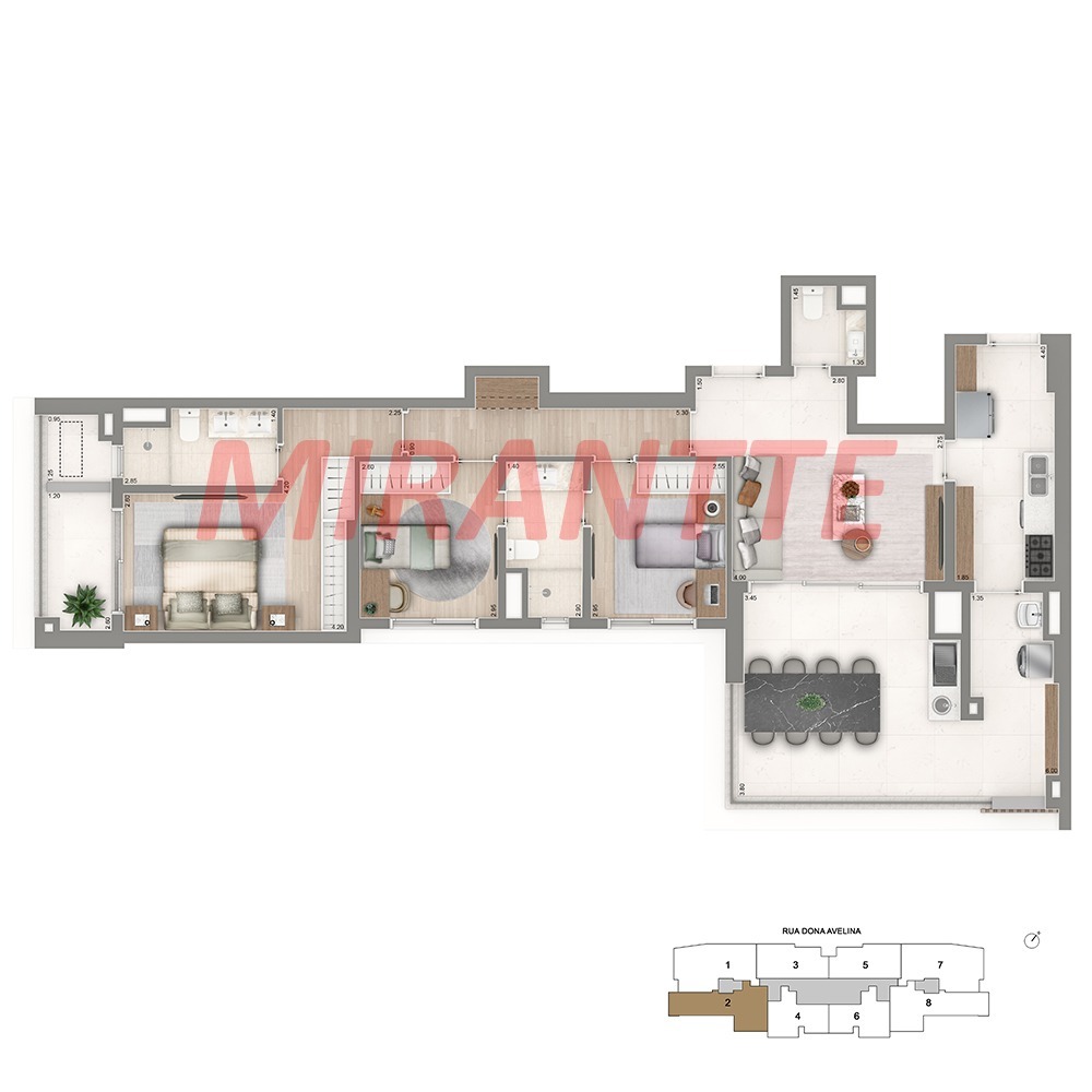 Apartamento de 76m² com 2 quartos em Vila Mariana
