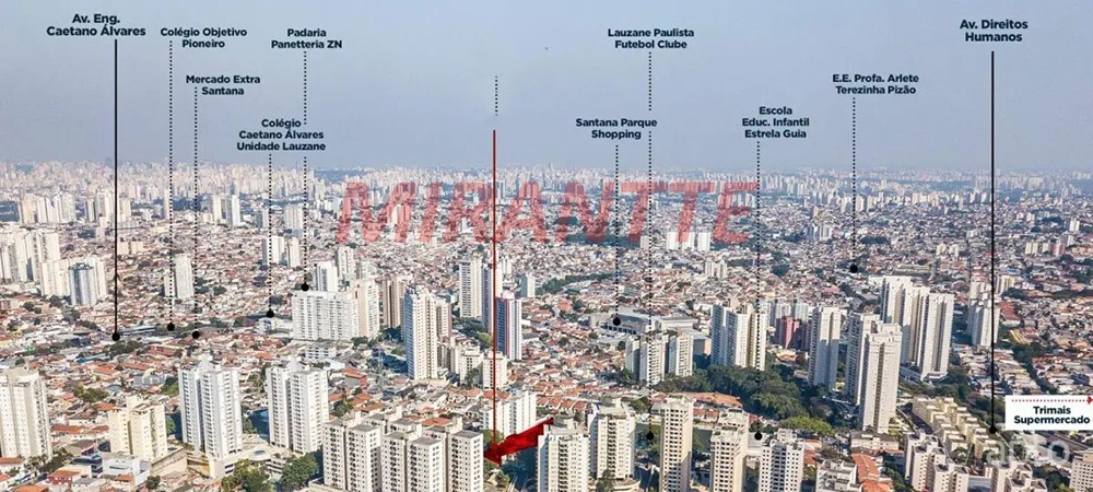 Apartamento de 61.5m² com 2 quartos em Lauzane Paulista