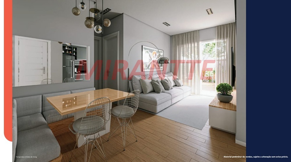 Apartamento de 59.08m² com 2 quartos em Vila Bandeirantes