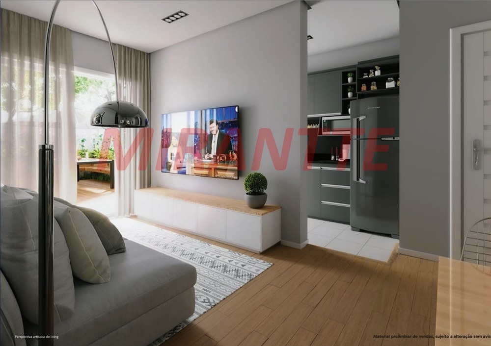 Apartamento de 59.08m² com 2 quartos em Vila Bandeirantes