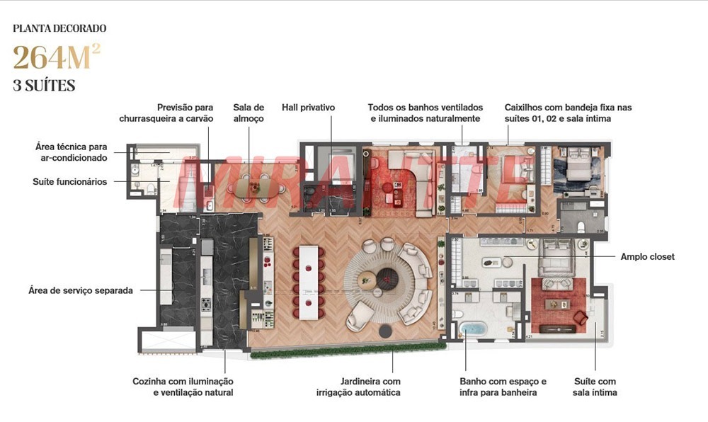 Apartamento de 428.59m² com 4 quartos em Vila Mariana