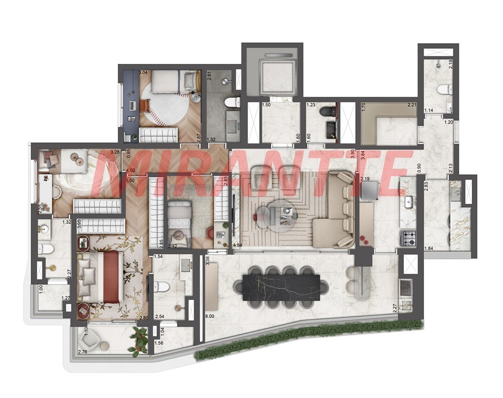 Apartamento de 264.9m² com 4 quartos em Vila Mariana