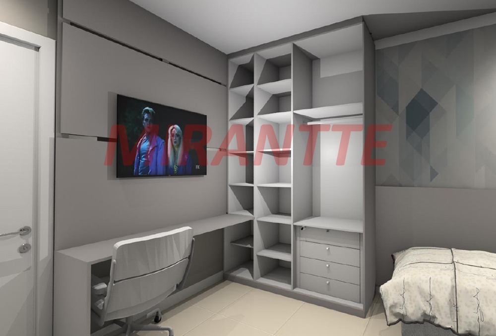 Apartamento de 75m² com 2 quartos em Santana