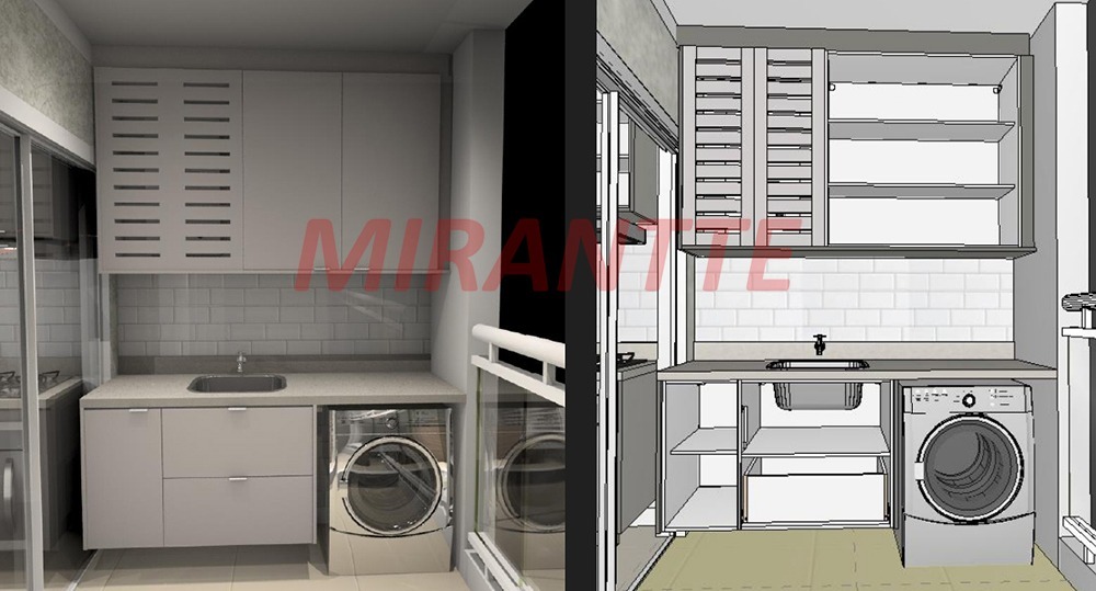 Apartamento de 75m² com 2 quartos em Santana