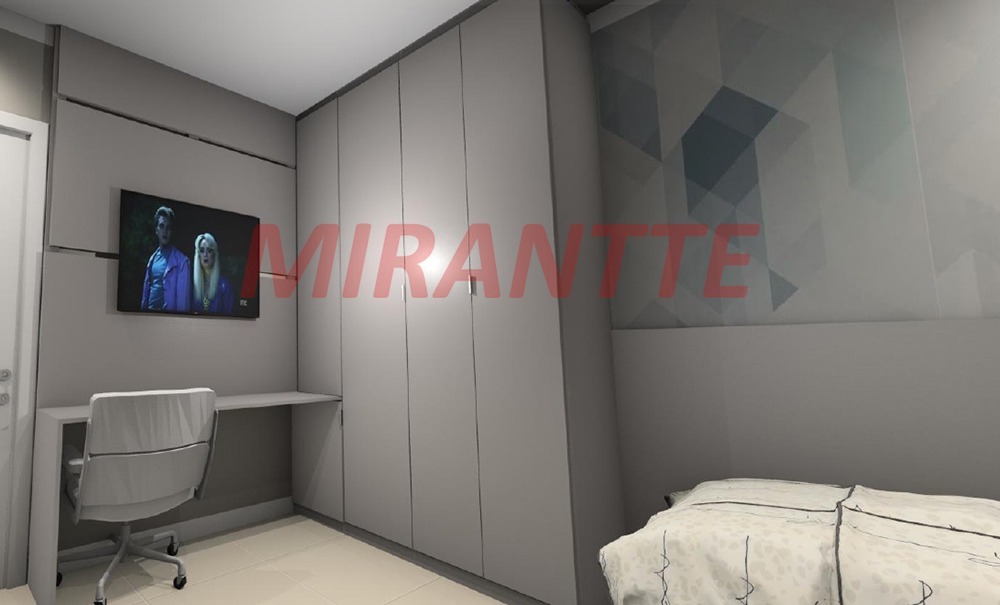 Apartamento de 75m² com 2 quartos em Santana