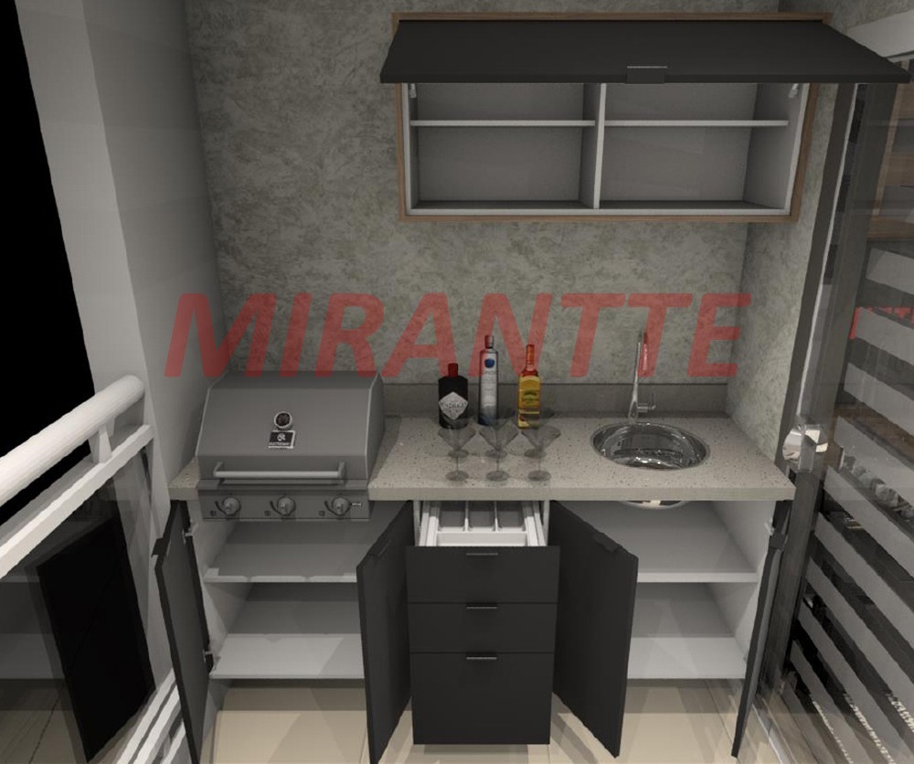 Apartamento de 75m² com 2 quartos em Santana