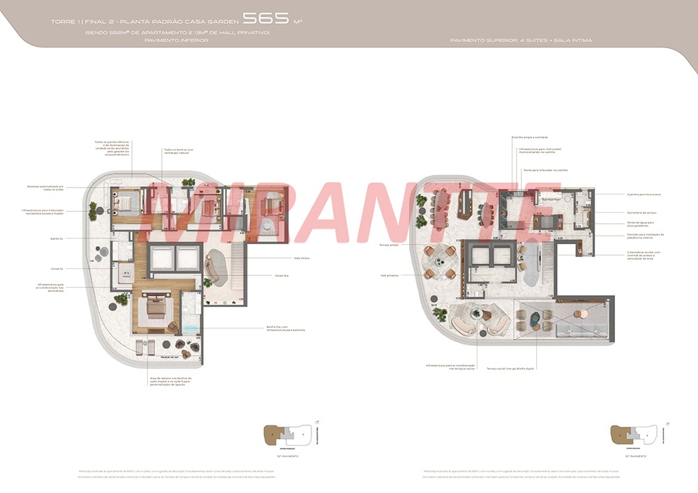 Apartamento de 379m² com 4 quartos em Pinheiros