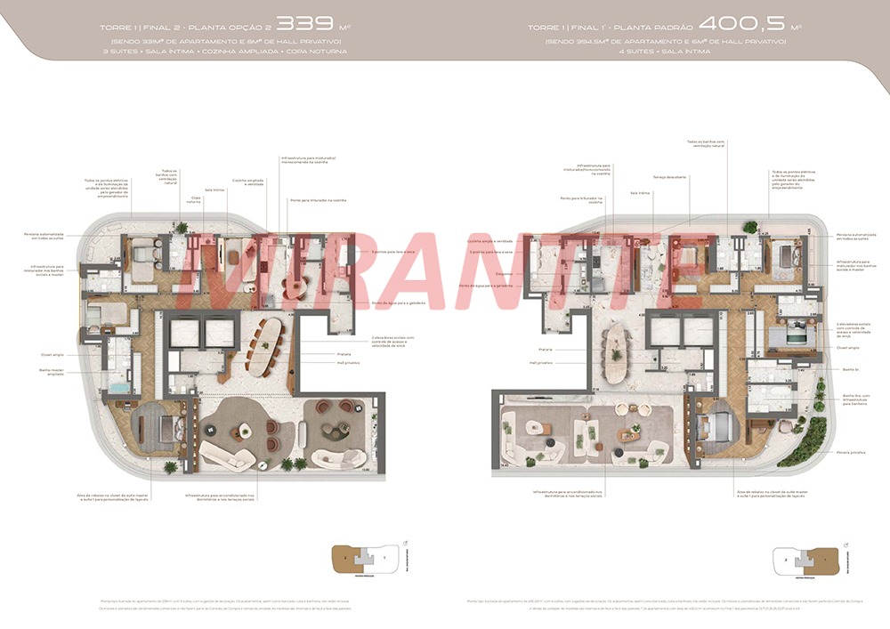 Cobertura de 637m² com 4 quartos em Pinheiros