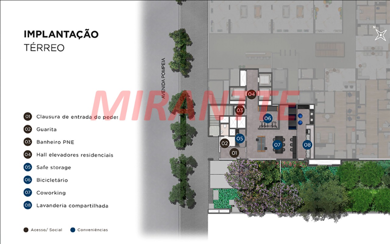 Studio de 26.86m² com 1 quartos em Vila Pompeia