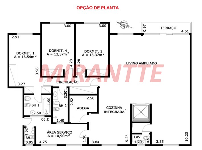 Apartamento de 190m² com 4 quartos em Jardim Europa