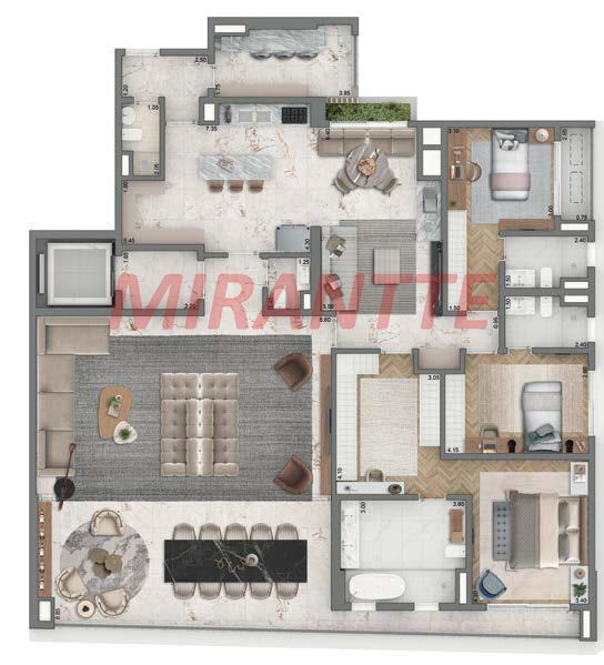 Cobertura de 436m² com 4 quartos em Brooklin