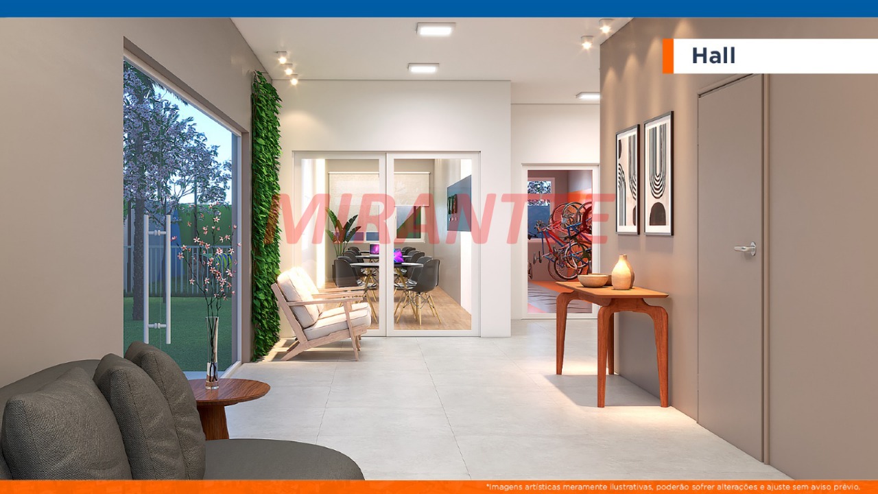 Apartamento de 32.1m² com 2 quartos em Itaberaba