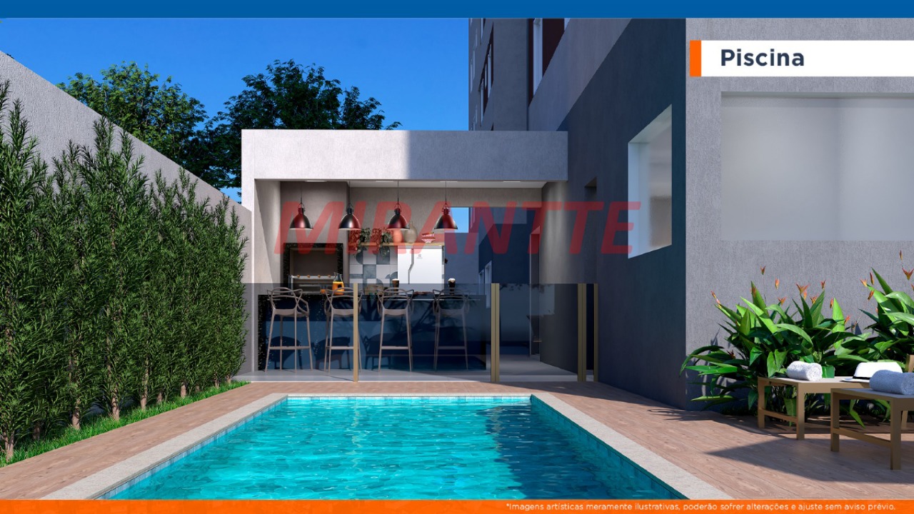 Apartamento de 32.1m² com 2 quartos em Itaberaba