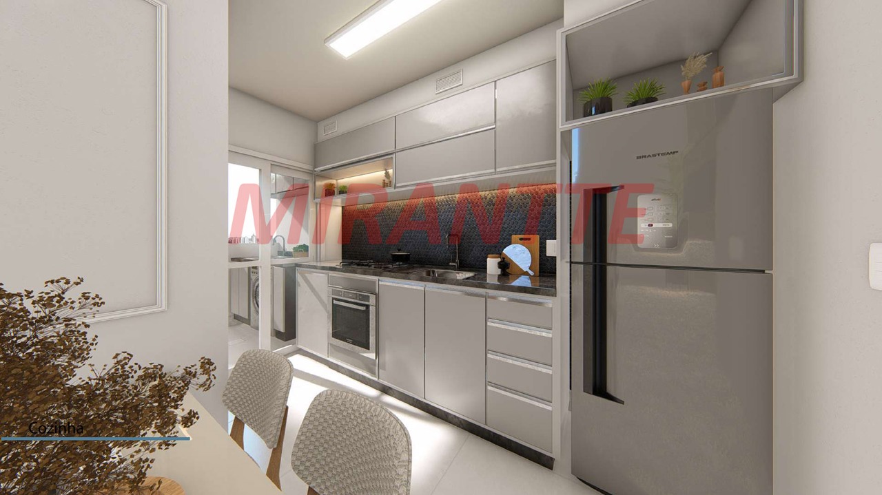 Apartamento de 48.9m² com 2 quartos em Vila Gustavo