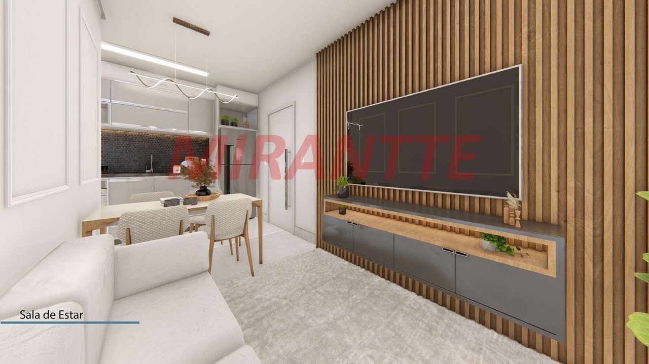 Apartamento de 48.9m² com 2 quartos em Vila Gustavo
