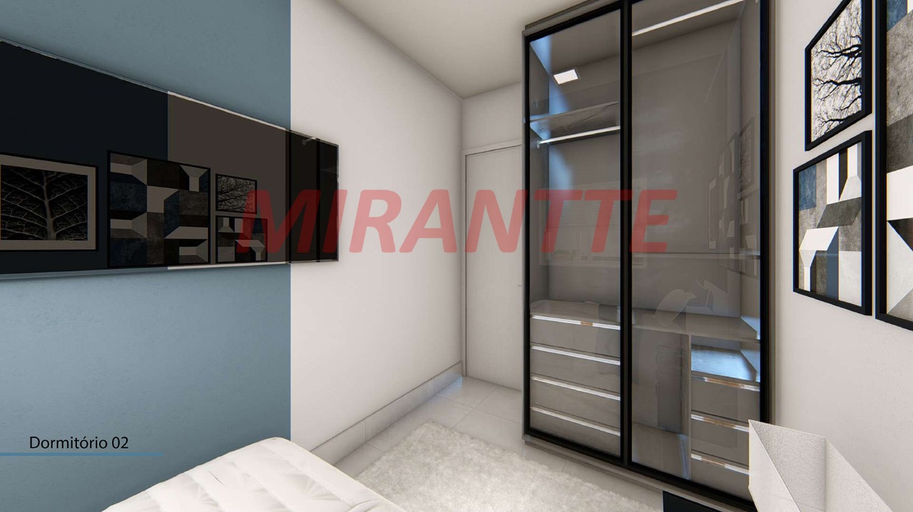Apartamento de 48.9m² com 2 quartos em Vila Gustavo