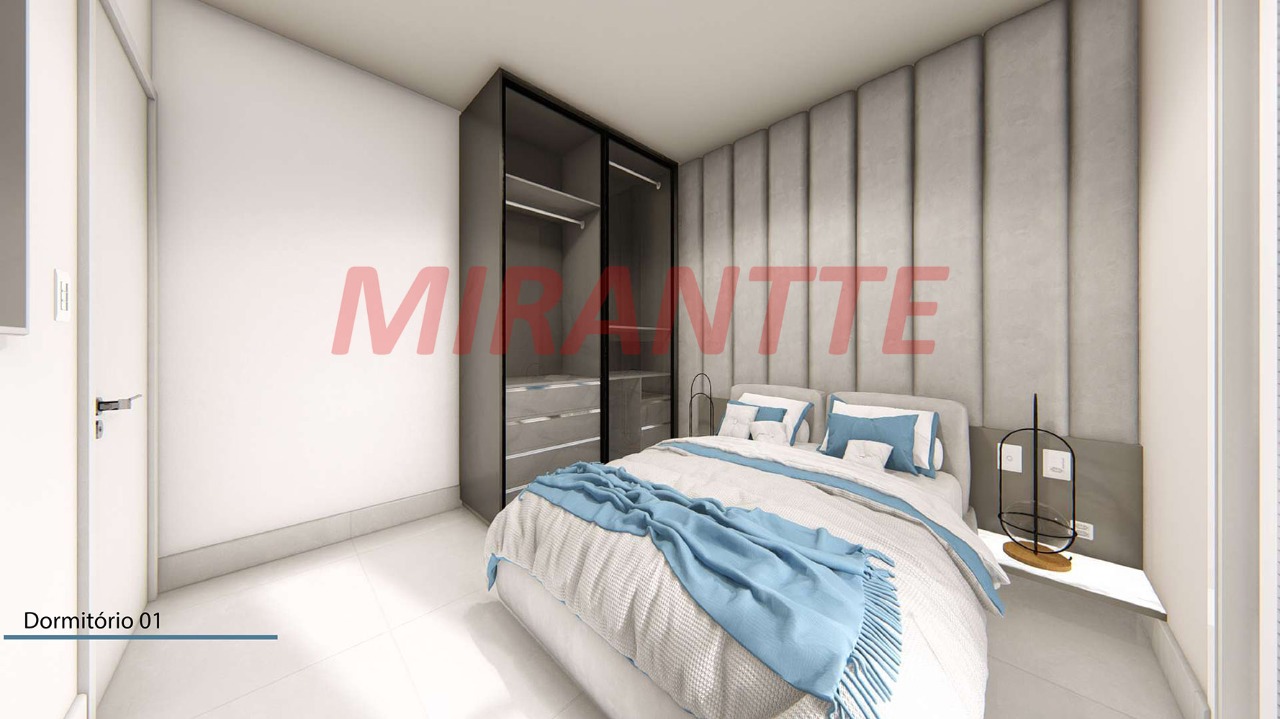 Apartamento de 59.7m² com 2 quartos em Vila Gustavo
