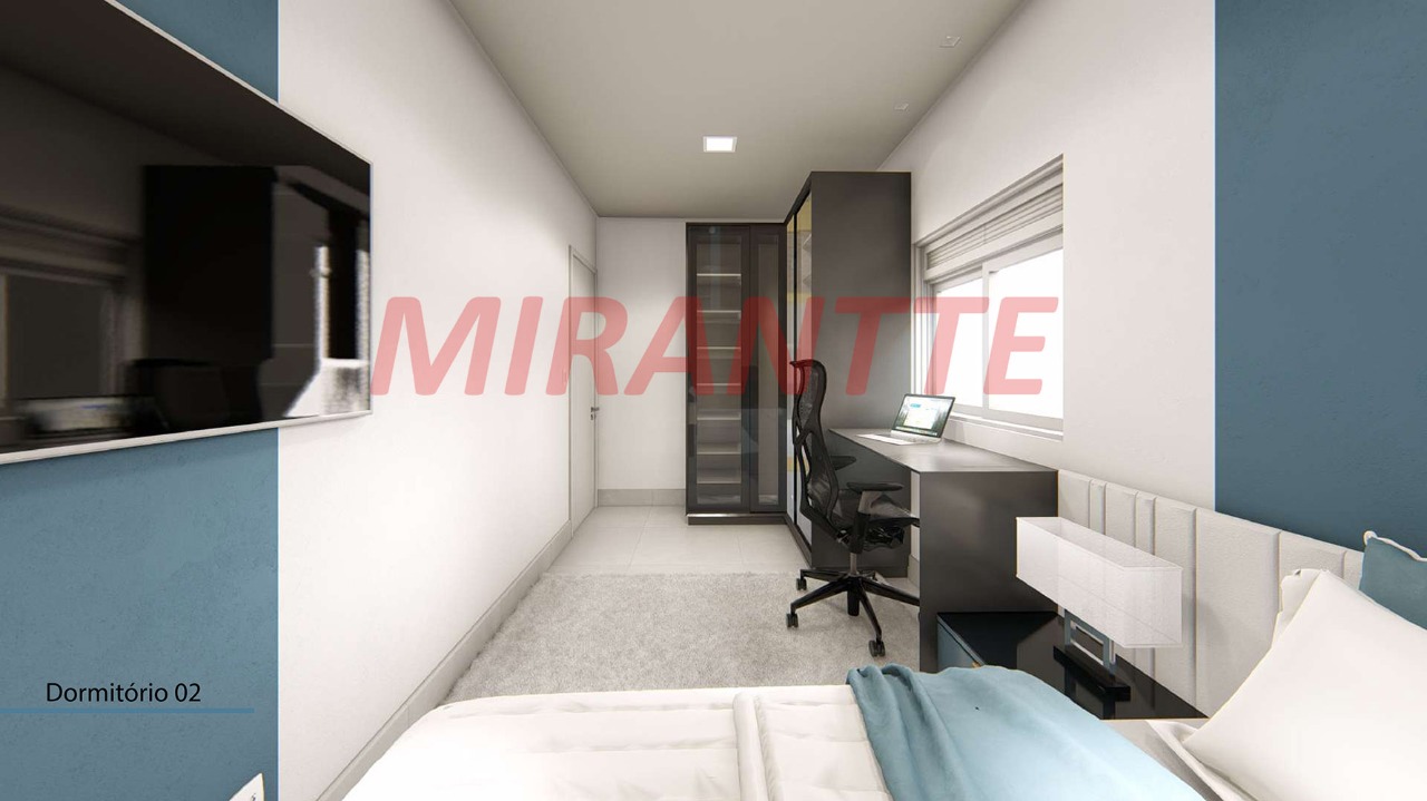 Apartamento de 59.7m² com 2 quartos em Vila Gustavo